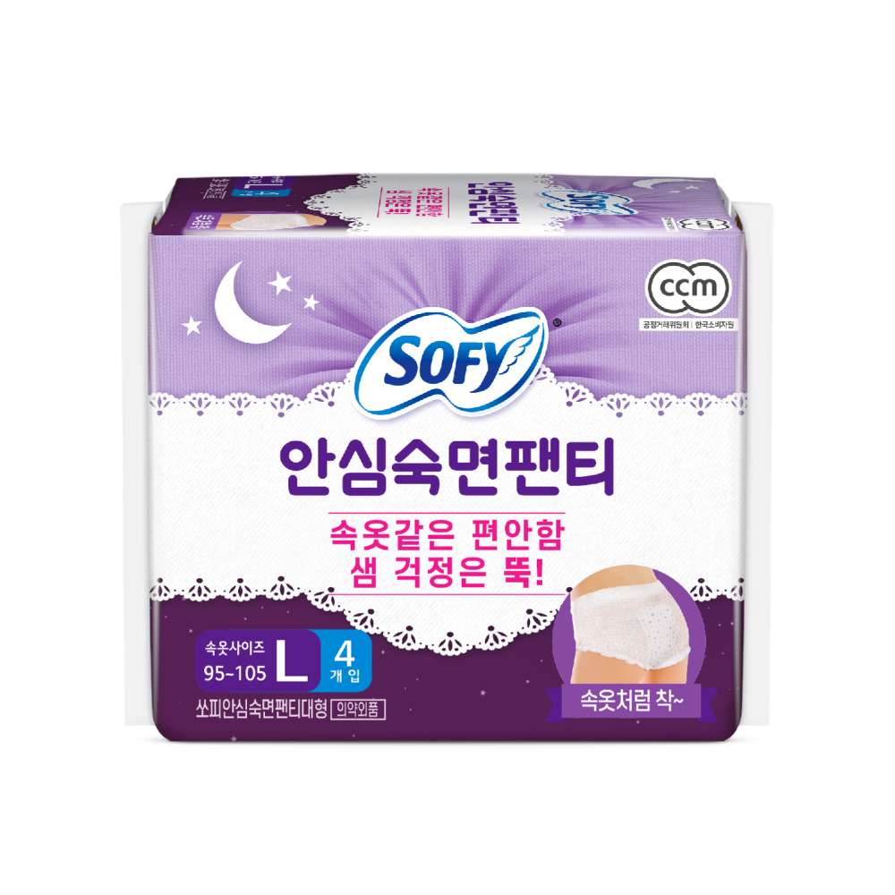 쏘피)안심숙면팬티4입(대)