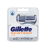질레트)스킨텍매뉴얼면도날2입
